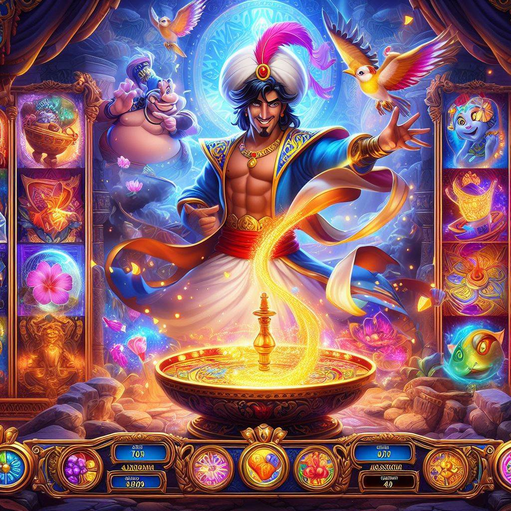 Aladdin and the Sorcerer Duel Sihir di Gulungan Timur