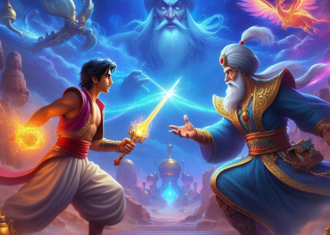 Aladdin and the Sorcerer: Duel Sihir di Gulungan Timur